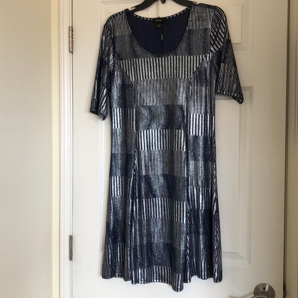 Espresso sexy blue dress. NEW!